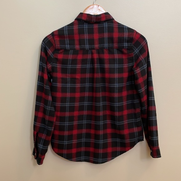 Abercrombie kids flannel button down size 11/12 - Picture 4 of 4